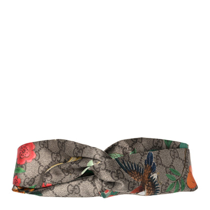 Gucci Silk Monogram Tian Print Tiana Duchesse Headband 1 of 5