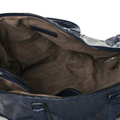 Bottega Veneta Calfskin Intrecciato Large Leggero Tote Blue 4 of 9