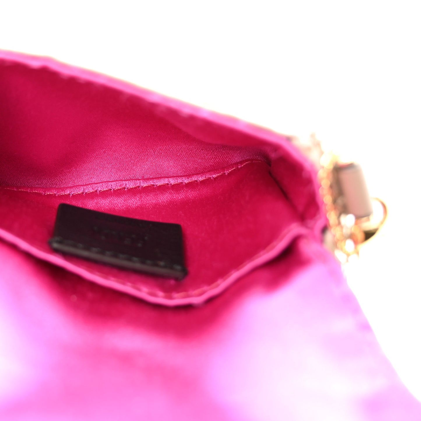 Sequin Paillettes Shiny Nappa Sex and the City Nano Maxi Buckle Baguette Charm Tortora