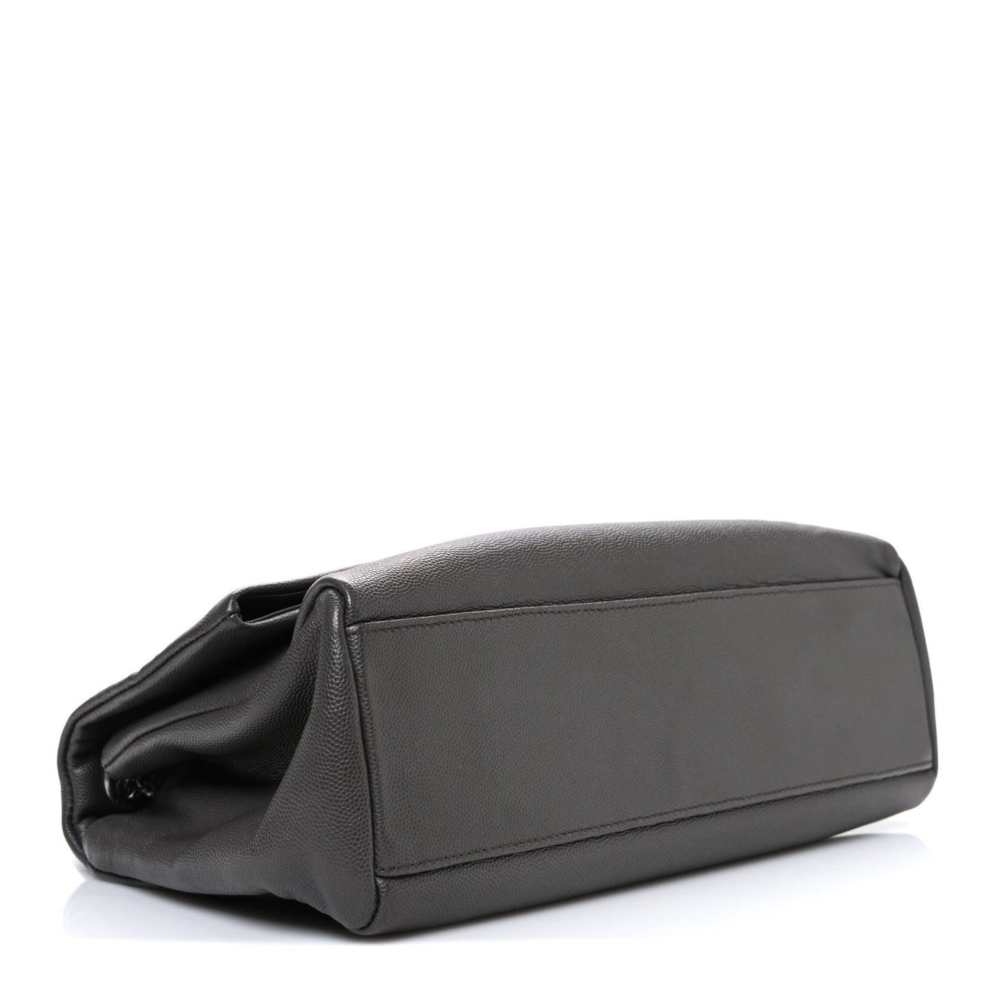 Sheepskin Medium West Hollywood Monogram Fold-Over Bag Earth