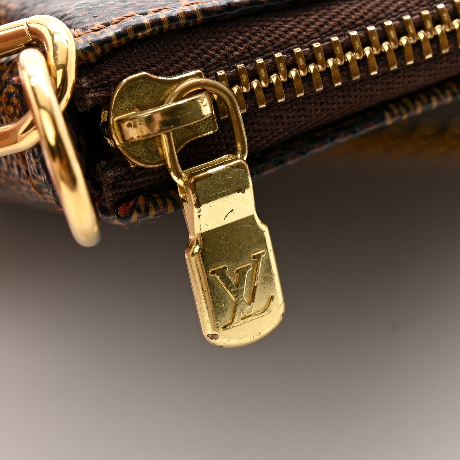 Louis Vuitton Damier Ebene Mini Pochette Accessories 8 of 10