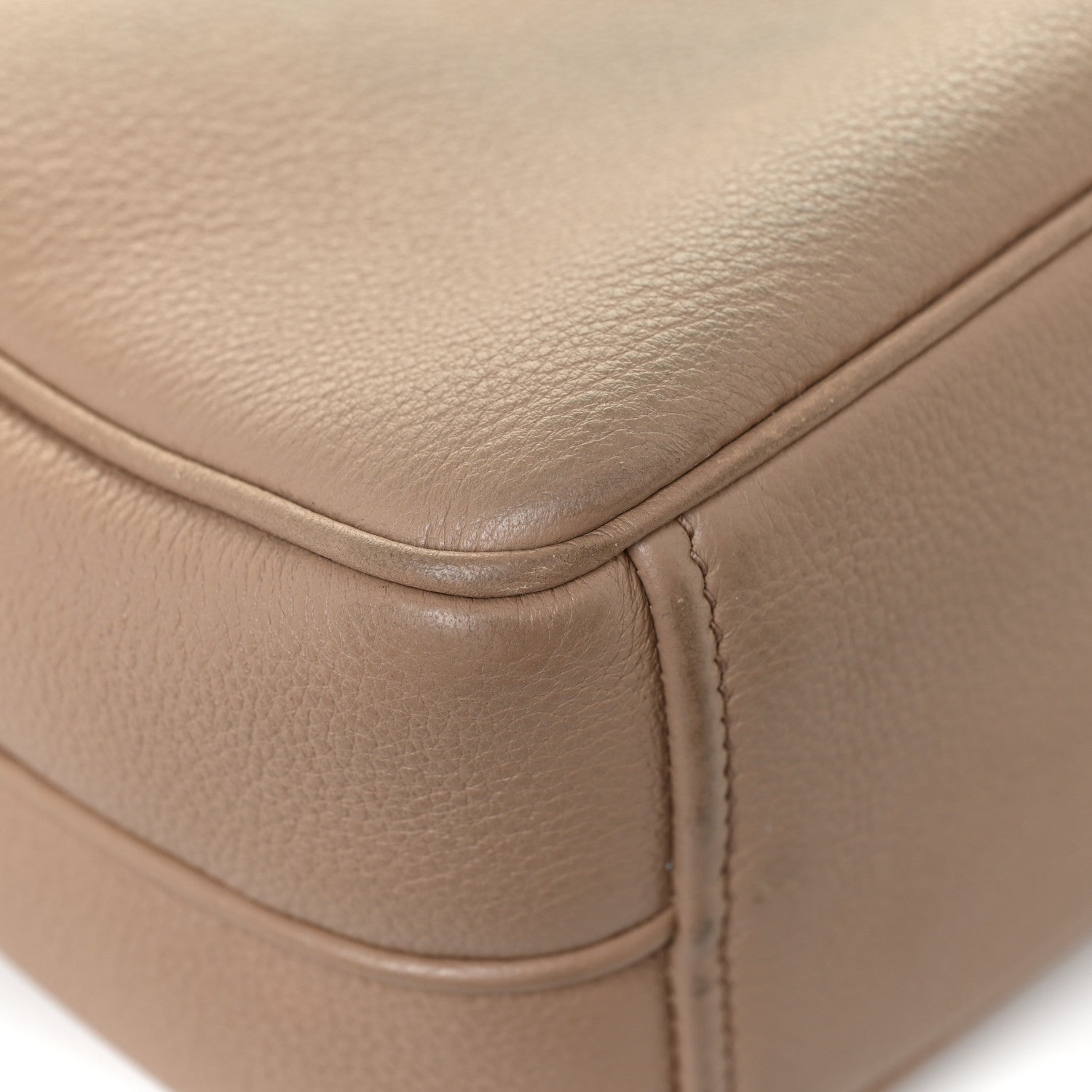Prada Vitello Daino Medium Double Zip Shoulder Bag Cammeo 14 of 20