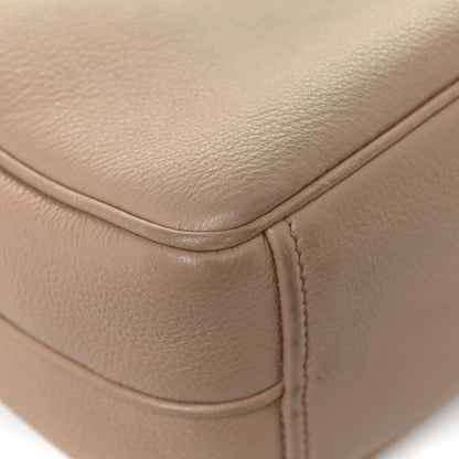 Prada Vitello Daino Medium Double Zip Shoulder Bag Cammeo 14 of 20