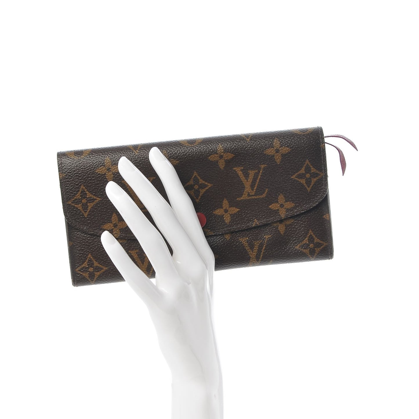 Monogram Emilie Wallet Red