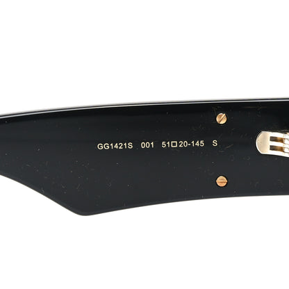 Gucci Acetate Cat Eye Sunglasses GG1421S Black 6 of 7