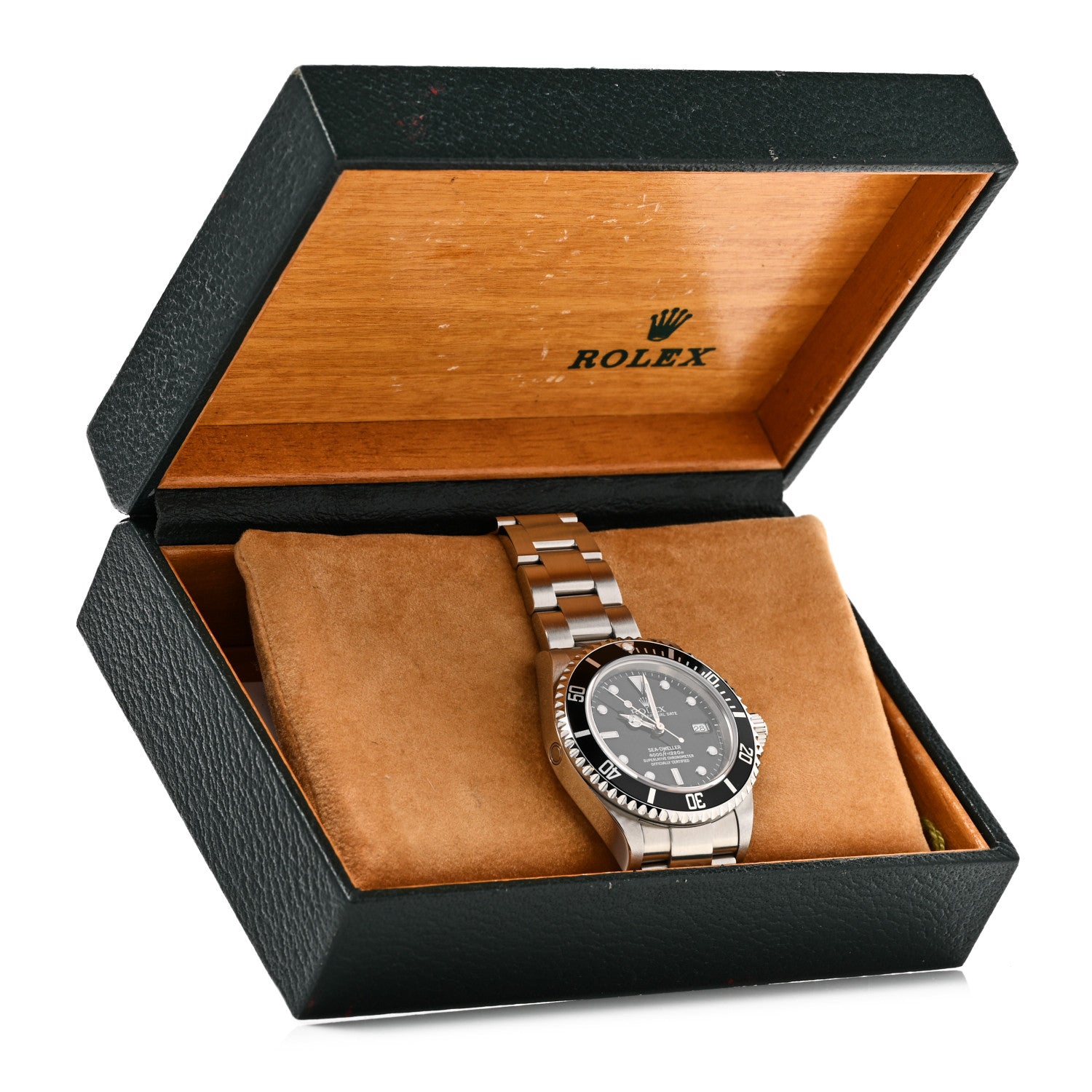Rolex Stainless Steel 40mm Sea-Dweller Oyster Perpetual Watch Black 16600 5 of 5
