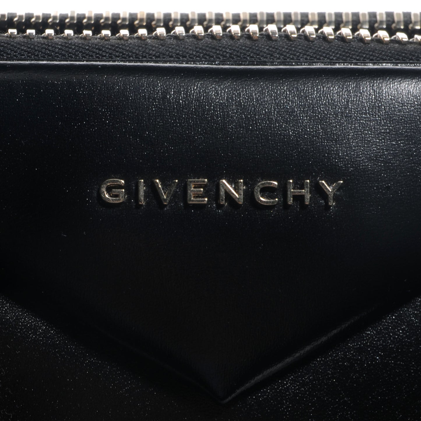 Shiny Lord Calfskin Medium Antigona Black