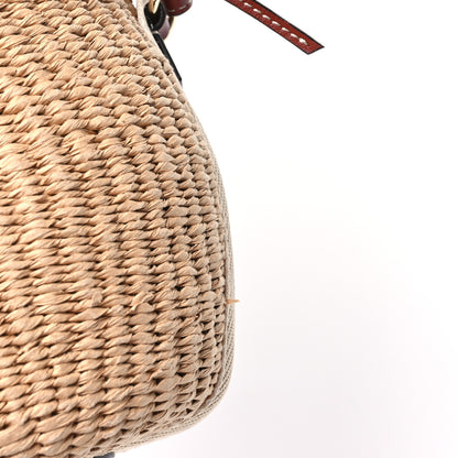 Chloe Natural Woven Fiber Small Woody Basket 13 of 15