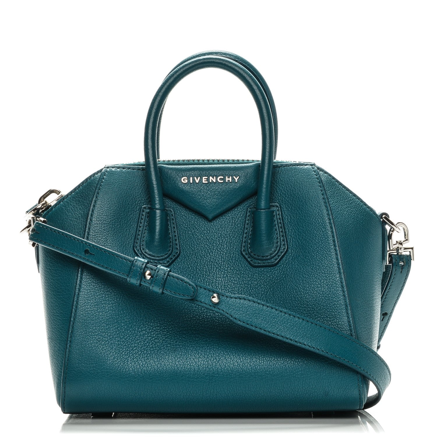 Givenchy Sugar Goatskin Mini Antigona Blue 1 of 7