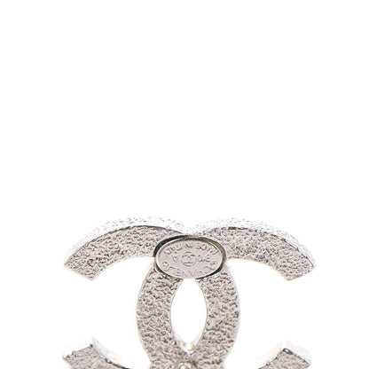 Chanel Glitter Enamel CC Earrings Black 5 of 5