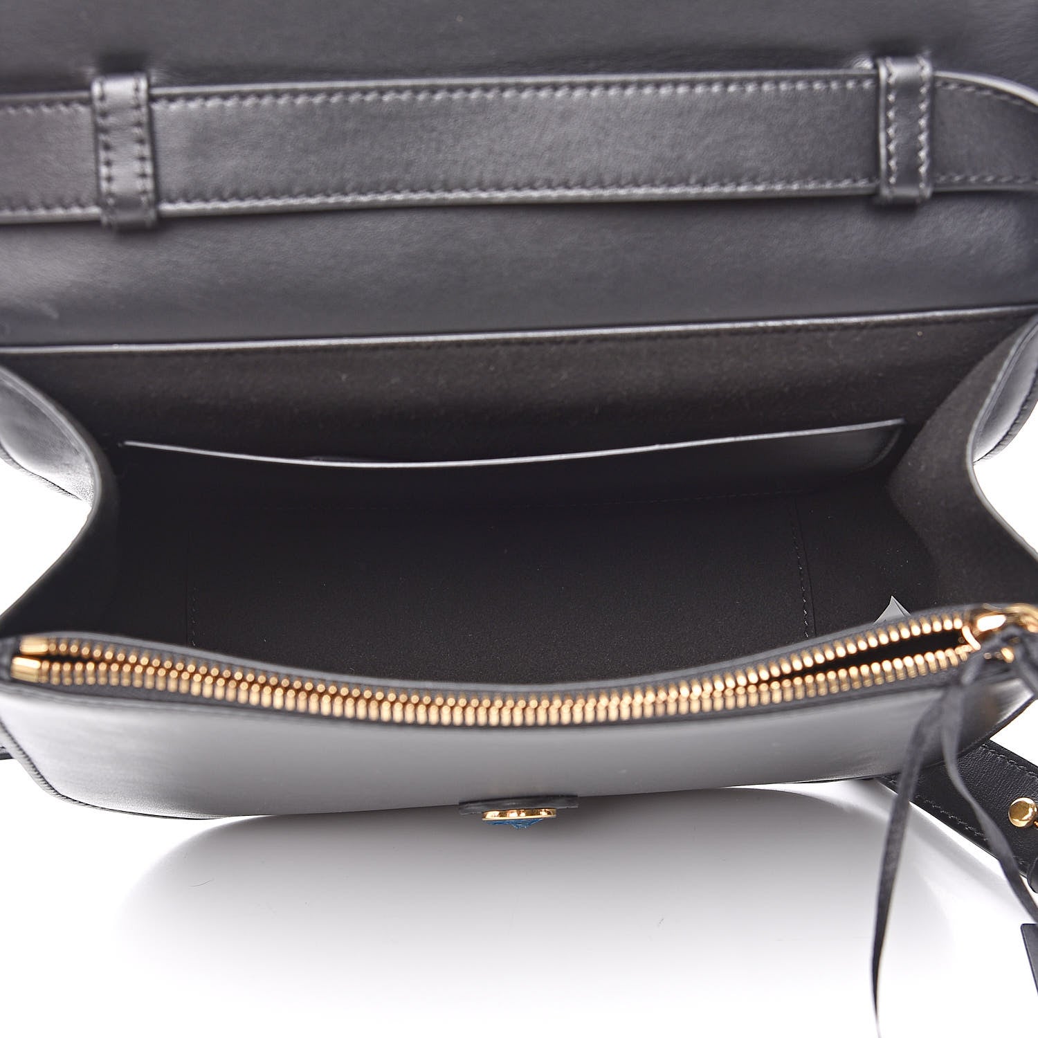 Versace Borsa Vitello Barocco Scarf Sash Shoulder Bag Black Multicolor 5 of 11