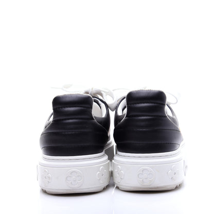 Louis Vuitton Calfskin Time Out New Wave Sneakers 36 Black 6 of 13