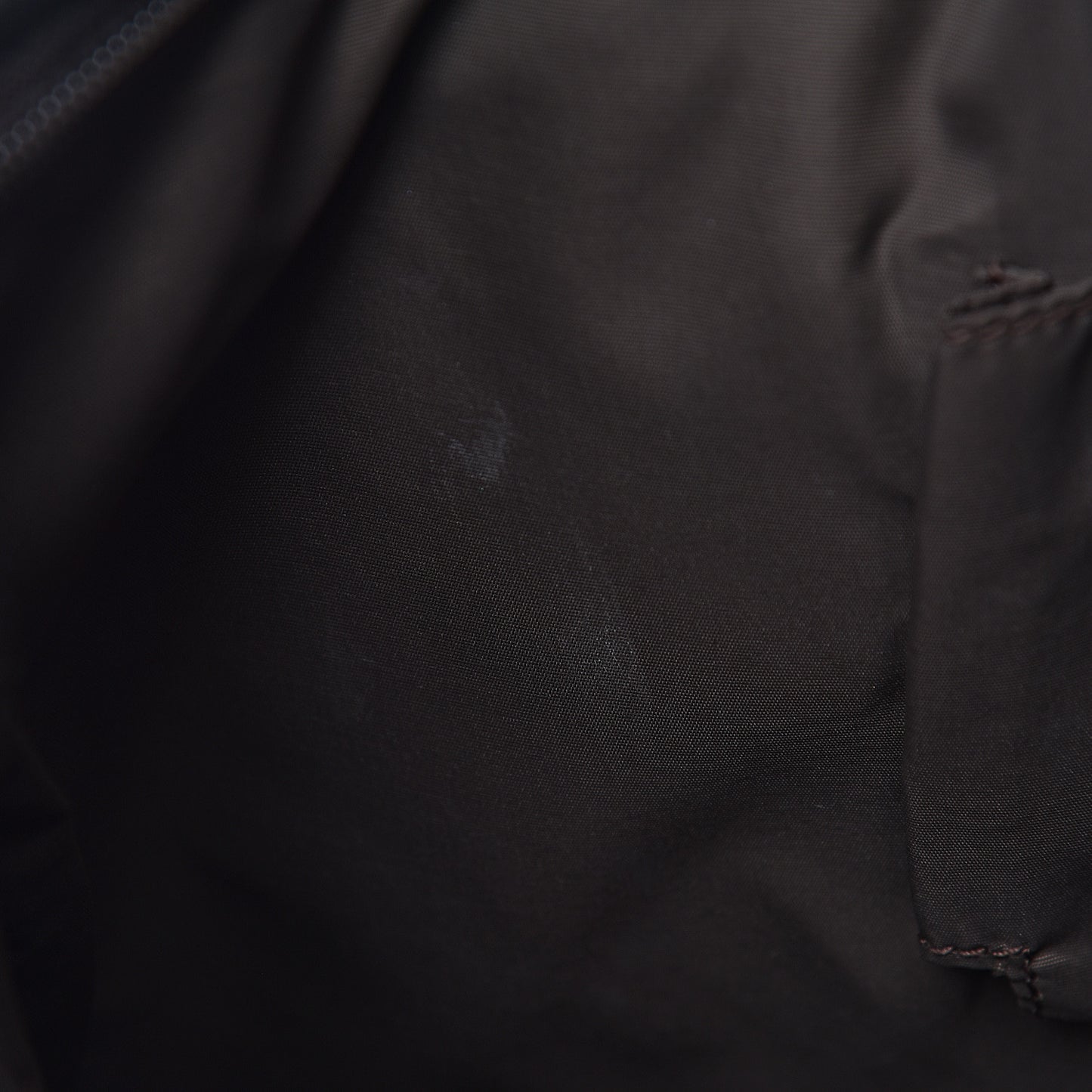 Nylon Monogram Flat Messenger Bag Brown