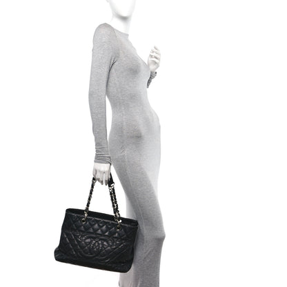 Chanel Caviar Quilted Grand Shopping Tote GST Black 2 of 16