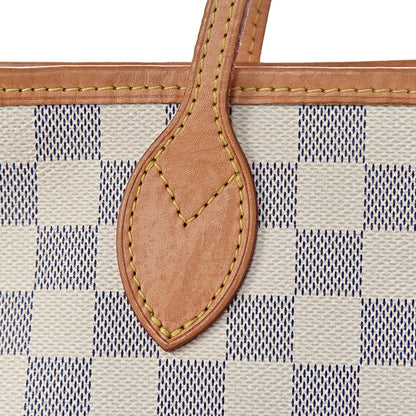 Louis Vuitton Damier Azur Neo Neverfull MM Rose Ballerine 11 of 19