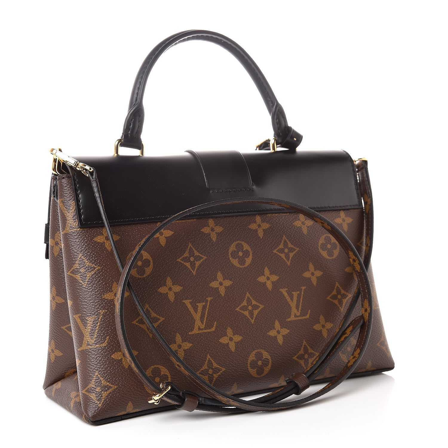 Louis Vuitton Monogram One Handle Flap Bag MM 3 of 9