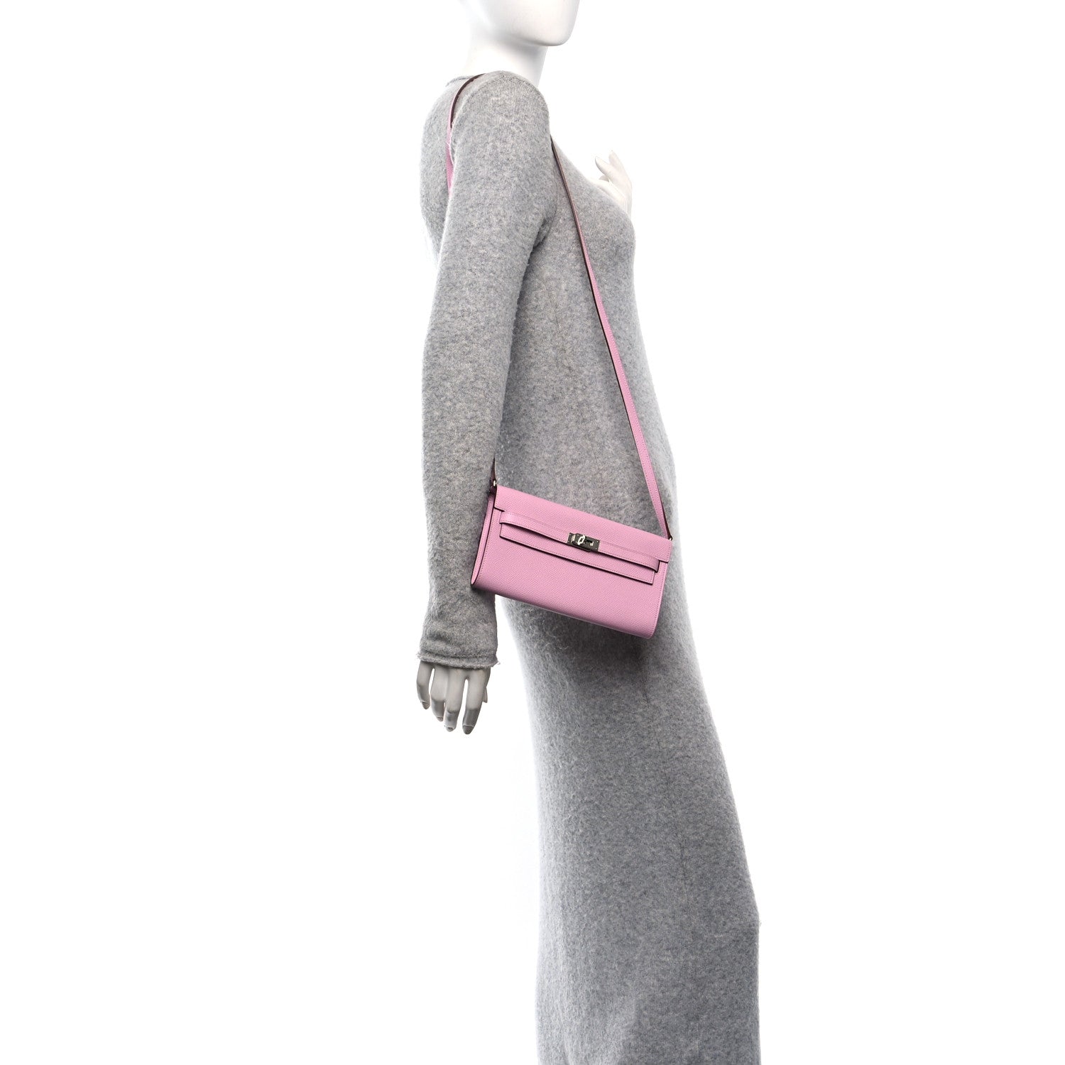 Hermes Epsom Kelly To Go Wallet Mauve Sylvestre 2 of 11
