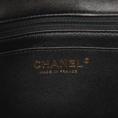Chanel Lambskin Quilted Mini Rectangular Flap Black 6 of 7