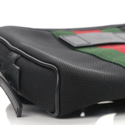 Gucci Canvas Web Slim Belt Bag Black 8 of 10