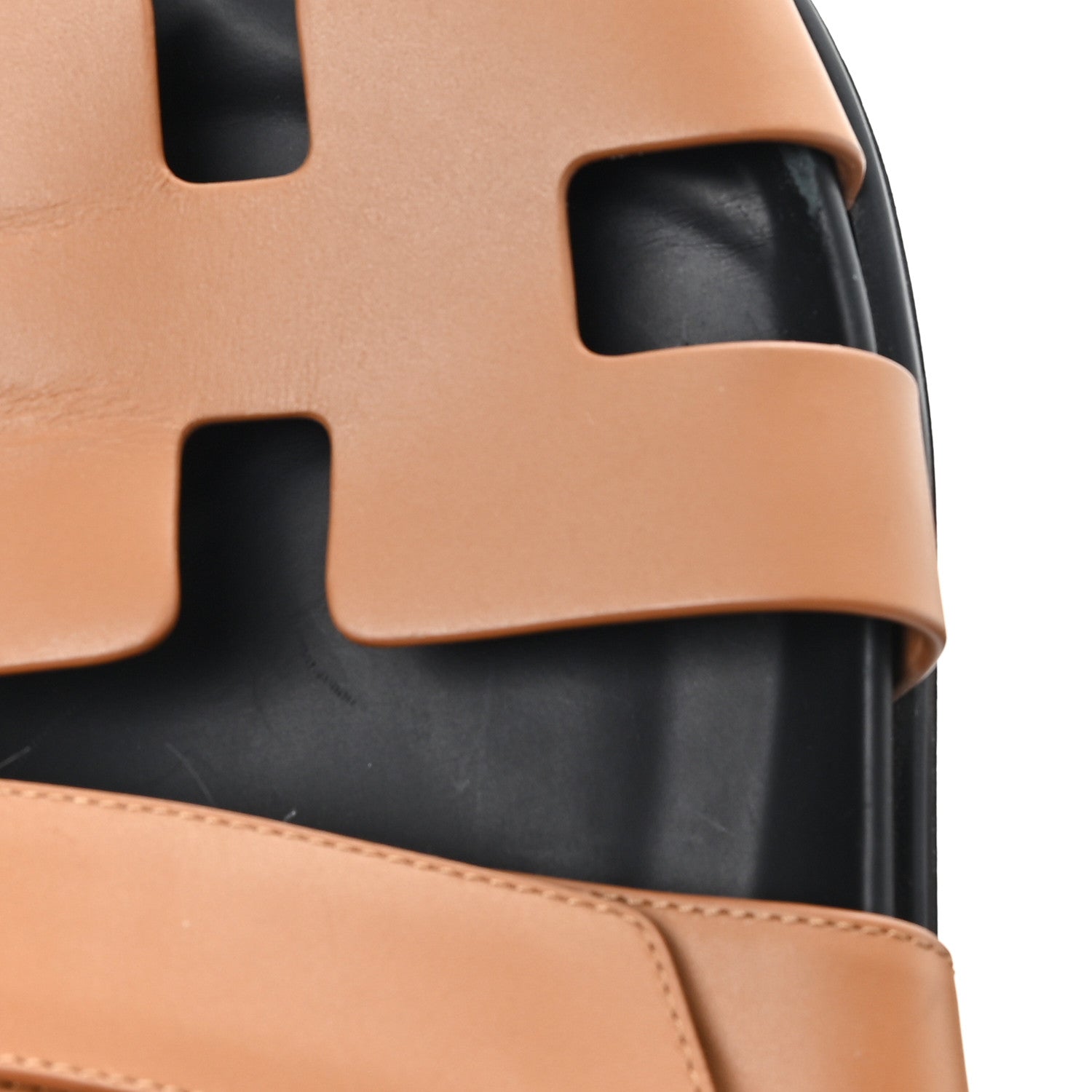 Hermes Calfskin Womens Chypre Sandals 39 Naturel 10 of 10