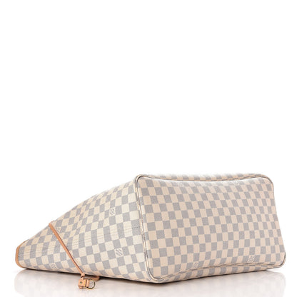 Louis Vuitton Damier Azur Neo Neverfull GM Rose Ballerine 4 of 8