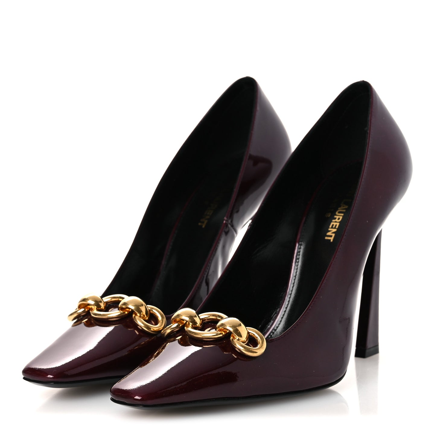 Patent Silvana 110mm Pumps 38.5 Deep Bordeaux