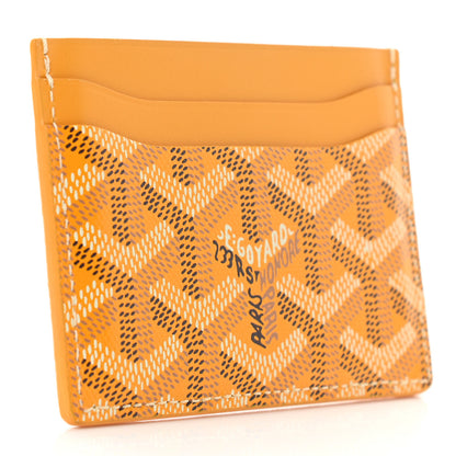 Goyard Goyardine Saint Sulpice Card Holder Yellow 3 of 8