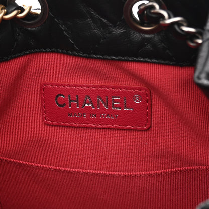 Chanel Aged Calfskin Quilted Small Gabrielle Backpack Black 6 of 10