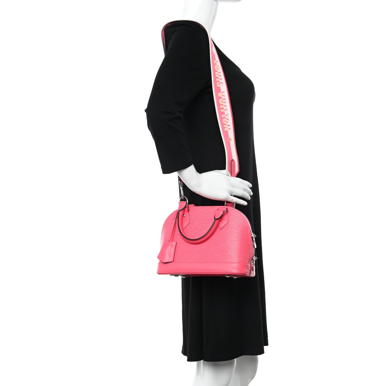 Louis Vuitton Epi Jacquard Alma BB Dragon Fruit 2 of 10