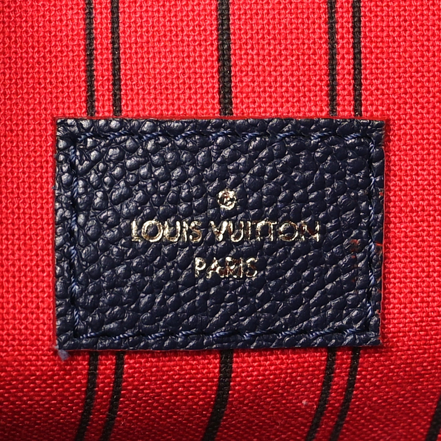 Empreinte Pochette Metis Marine Rouge
