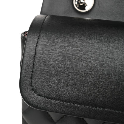 Chanel Lambskin Quilted Medium Double Flap Black 11 of 11