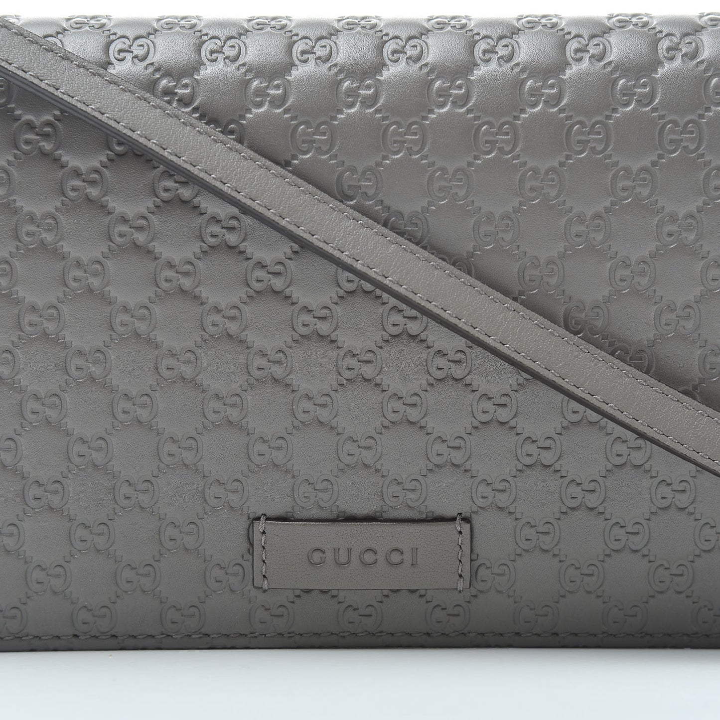 Soft Microguccissima Crossbody Wallet Loess