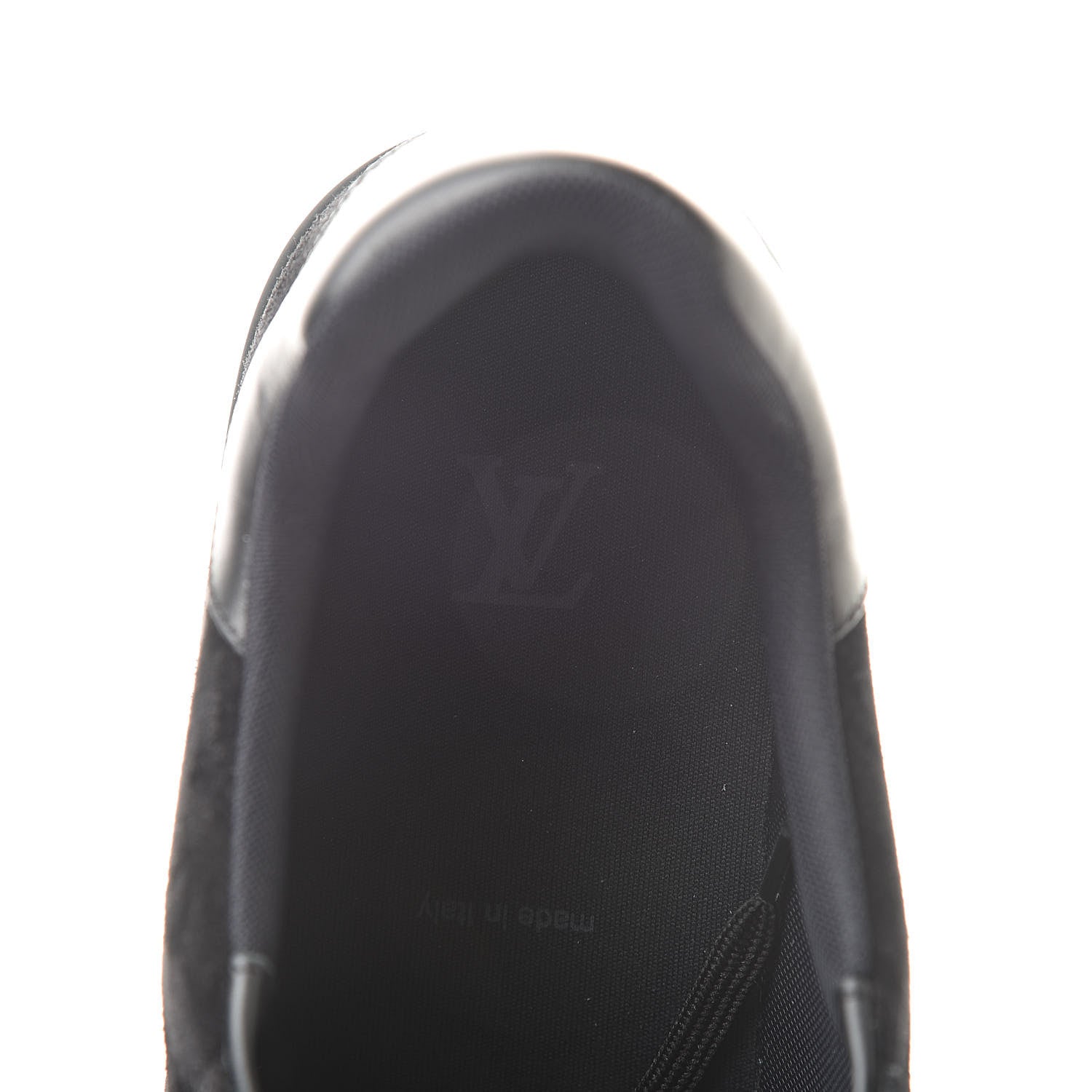 Louis Vuitton Suede Uniform Sneakers 9.5 Black 9 of 10
