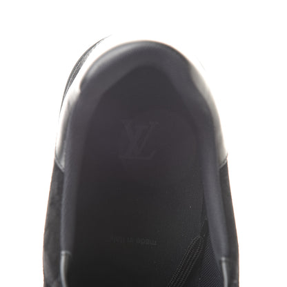 Louis Vuitton Suede Uniform Sneakers 9.5 Black 9 of 10