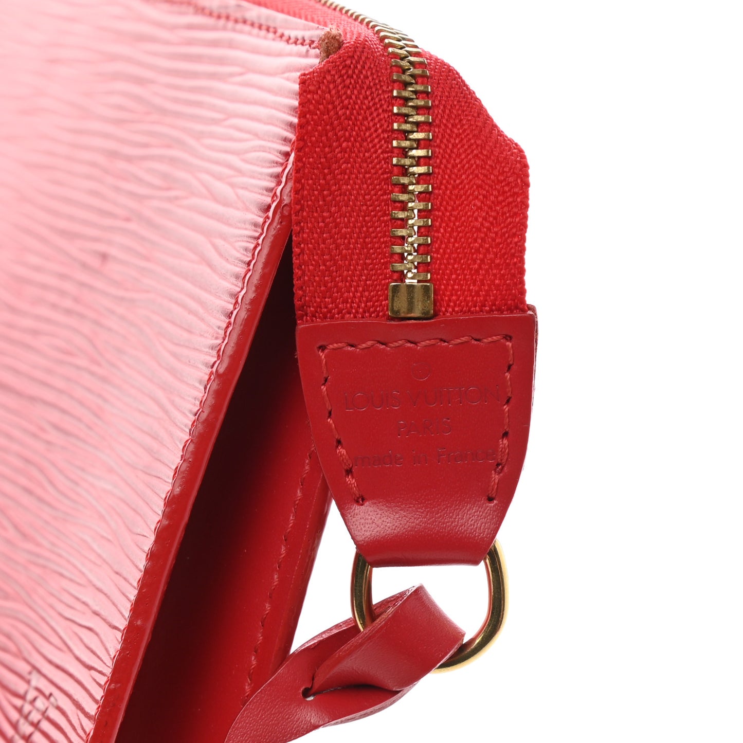 Epi Pochette Accessories 21 Castillan Red