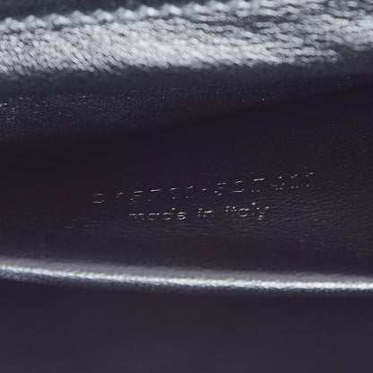 Saint Laurent Metallic Mesh Calfskin Classic Y Ligne Clutch Silver Black 7 of 12