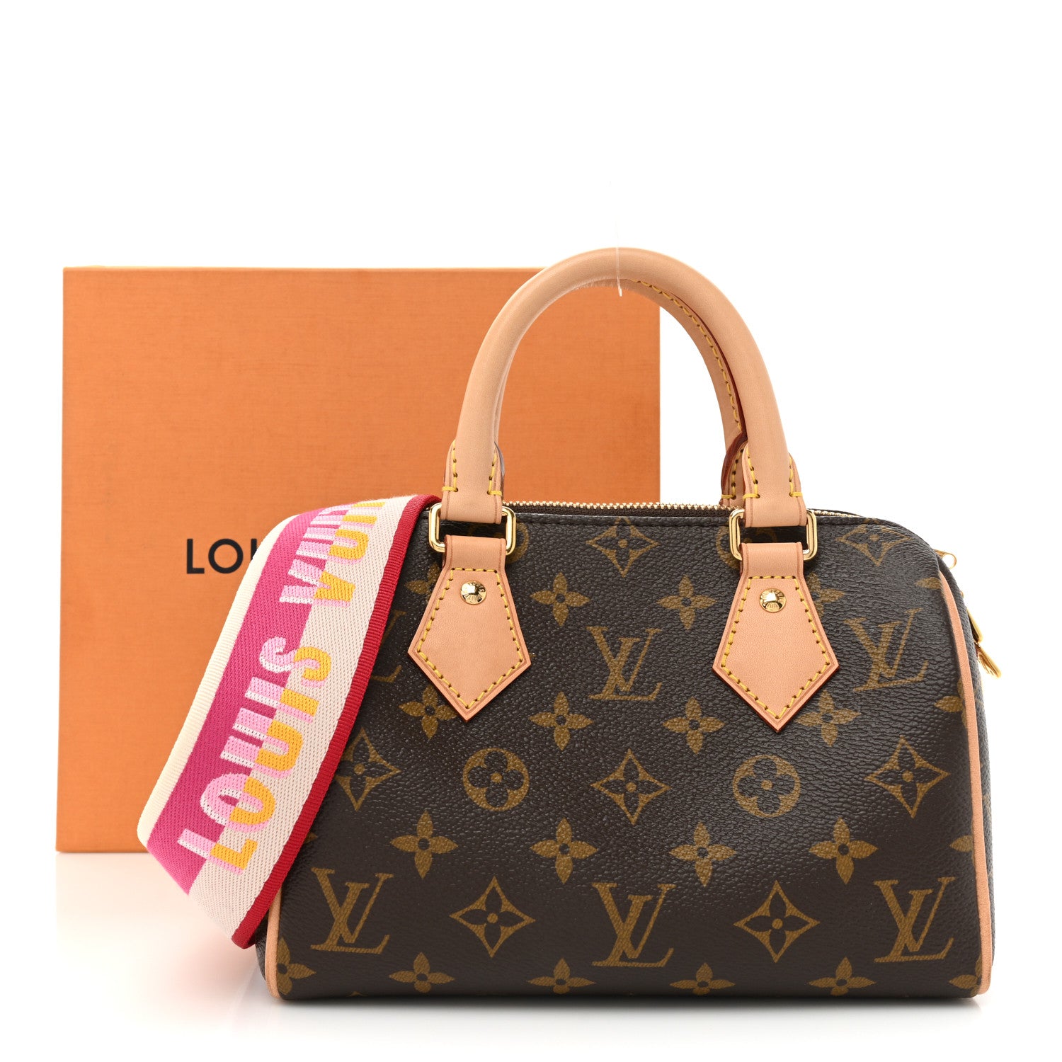 Louis Vuitton Monogram Speedy Bandouliere 20 Fuchsia 14 of 14