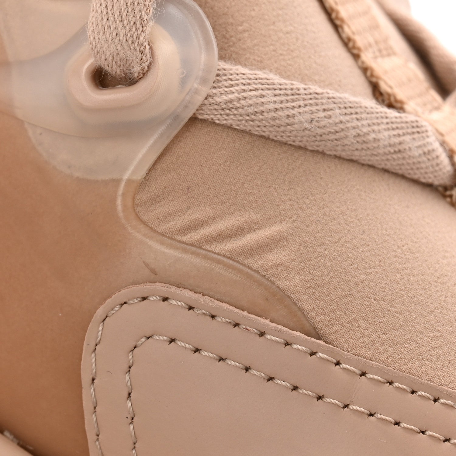 Christian Dior Neoprene Rubber Womens D-Connect Sneakers 39 Nude 22 of 23