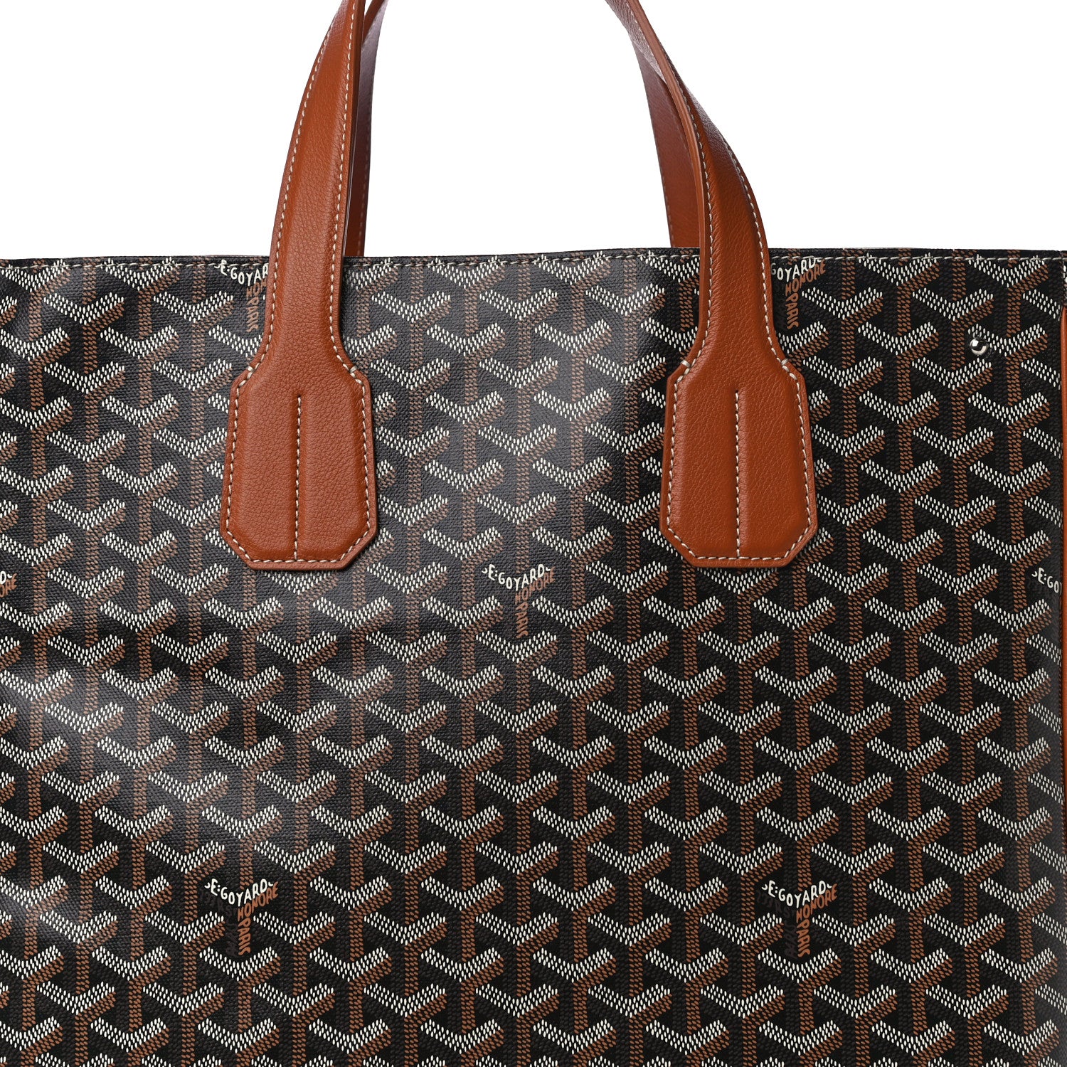Goyard Goyardine Voltaire III Tote Black Gold 7 of 9