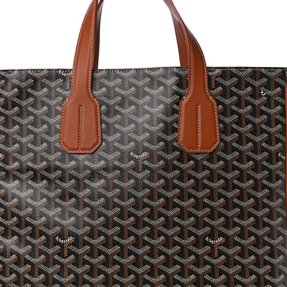 Goyard Goyardine Voltaire III Tote Black Gold 7 of 9
