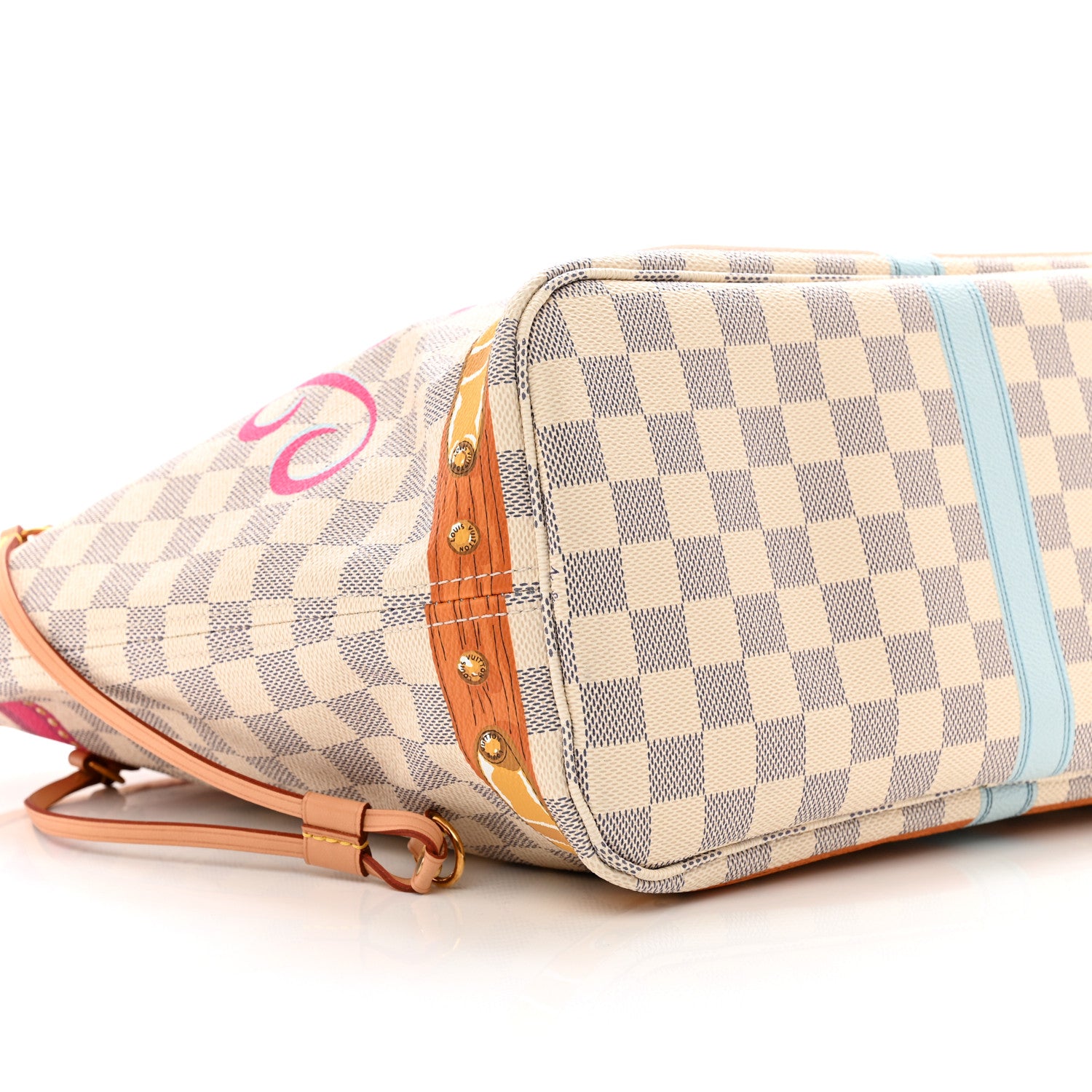 Louis Vuitton Damier Azur Summer Trunks Hawaii Neo Neverfull MM 9 of 10