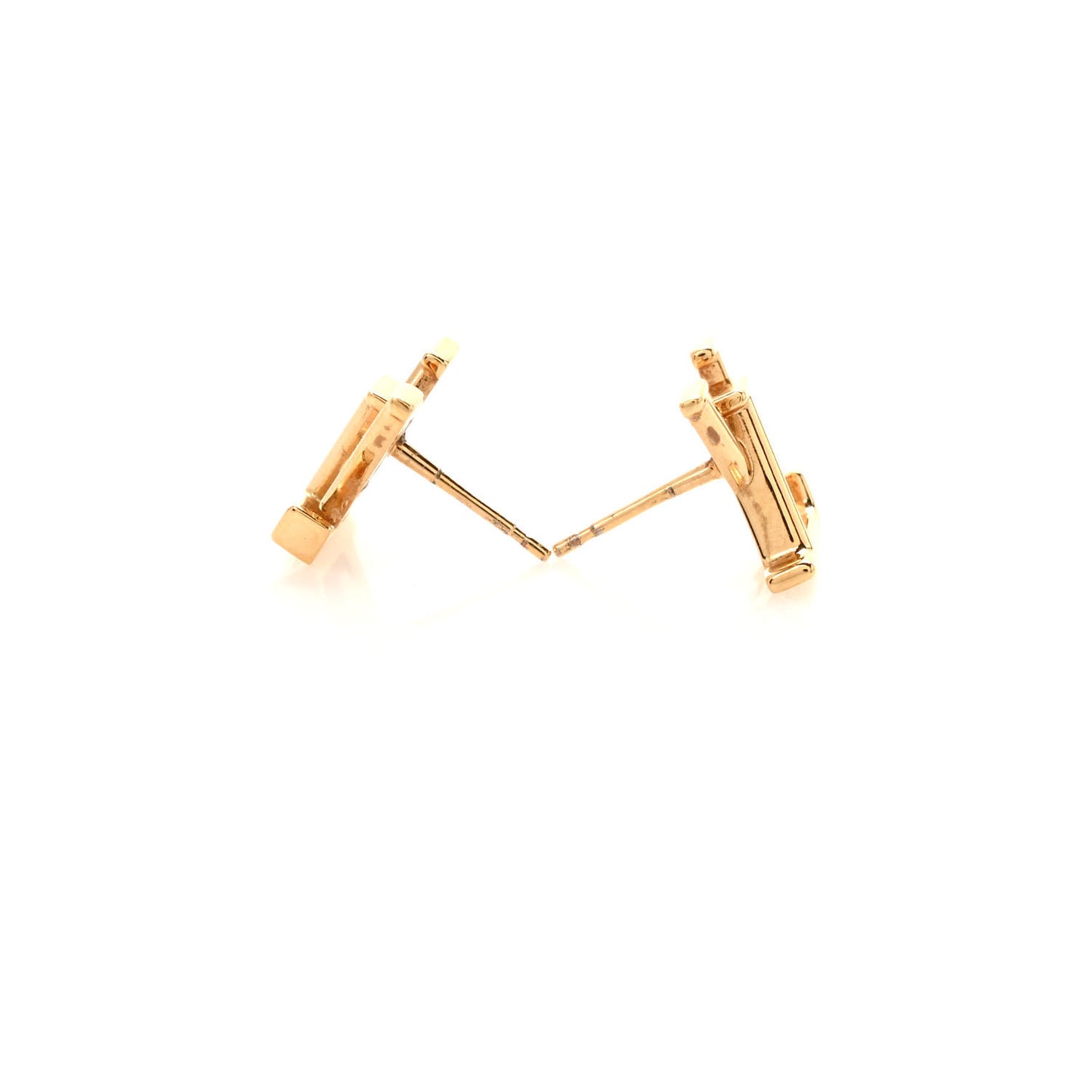 Metal LV Iconic Earrings Gold
