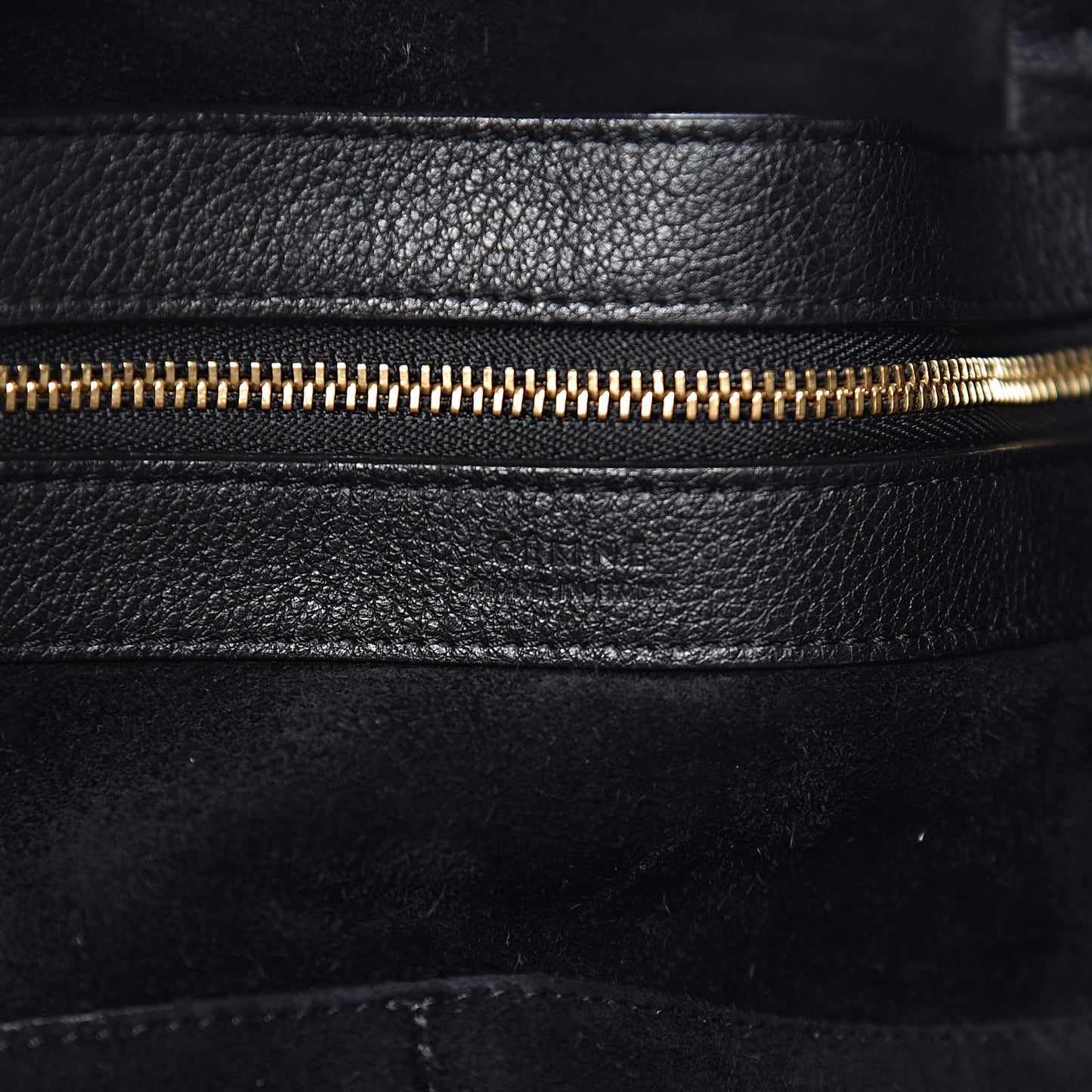Soft Grained Calfskin Small Belt Cabas Phantom Black