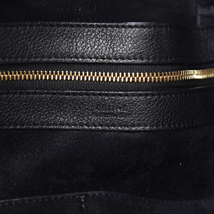 Celine Soft Grained Calfskin Small Belt Cabas Phantom Black 6 of 11