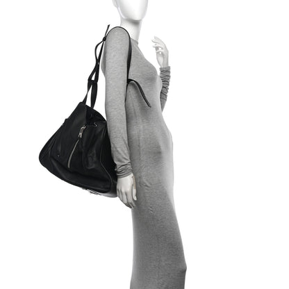 Loewe Calfskin Medium Hammock Shoulder Bag Black 2 of 11