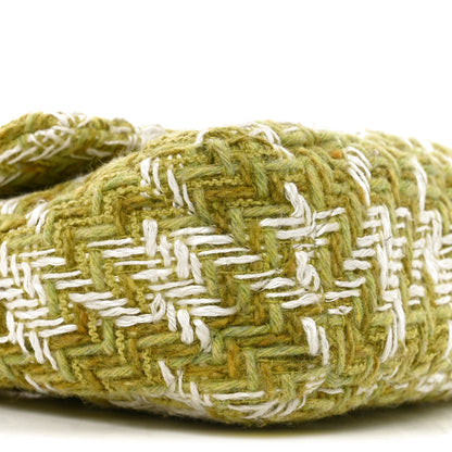 Chanel Tweed Quilted Medium Chanel 19 Flap Green 8 of 9