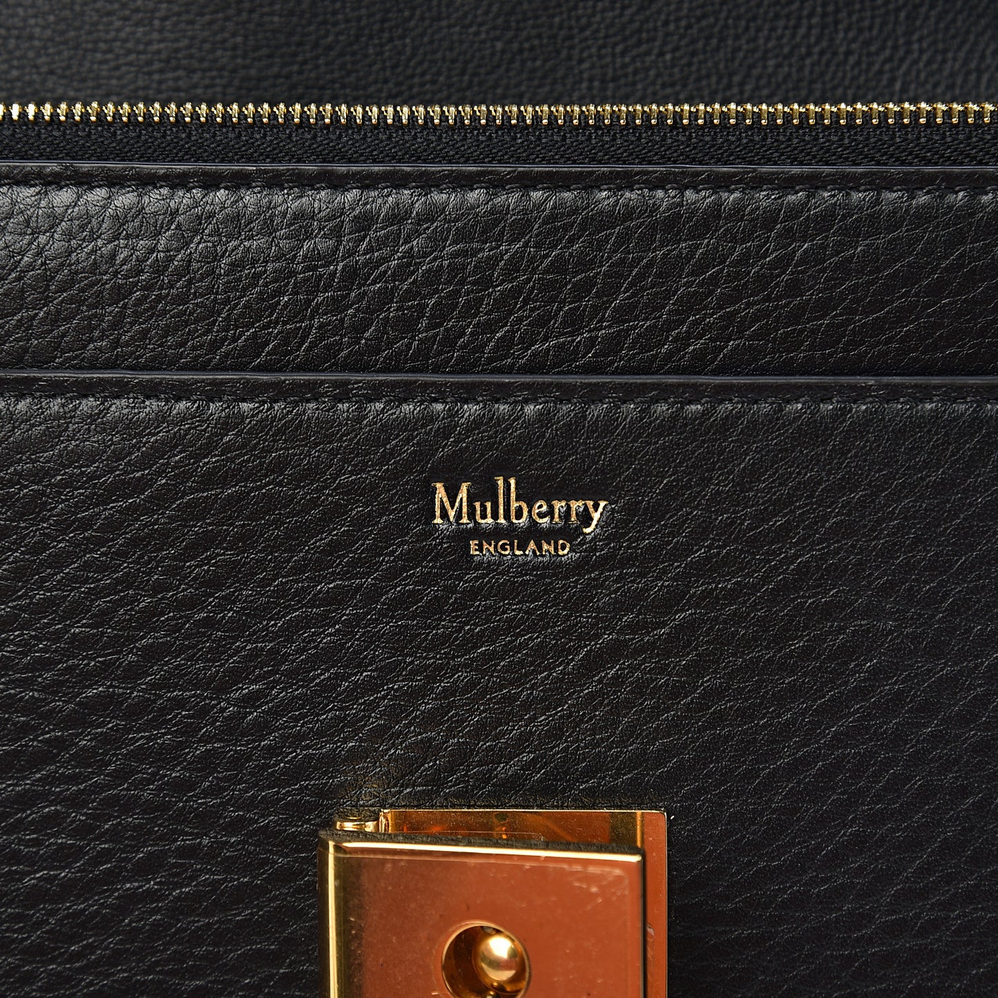 Smooth Calfskin Cheyne Clutch Indigo Clay Black