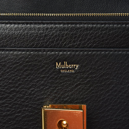 Mulberry Smooth Calfskin Cheyne Clutch Indigo Clay Black 5 of 12