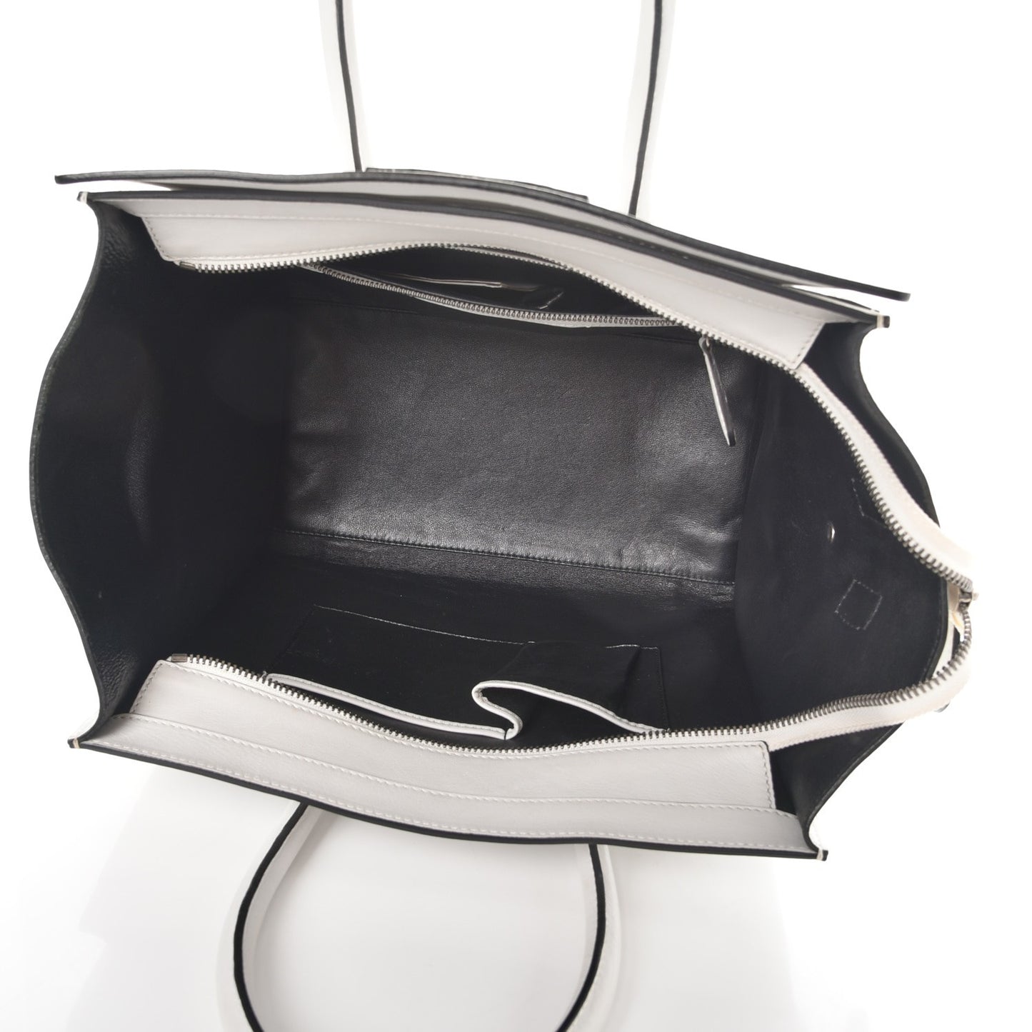 Smooth Calfskin Mini Luggage White