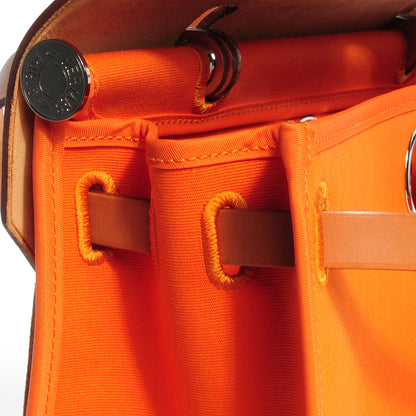 Hermes Toile Herbag Zip 31 PM Orange 8 of 19